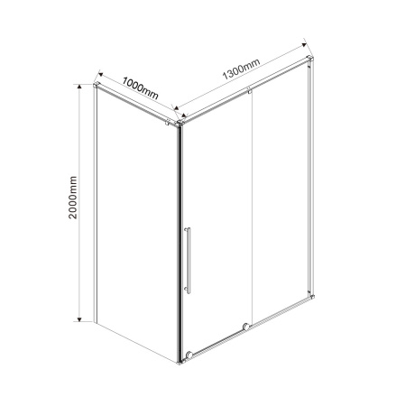 Душевой уголок Vincea Arno VSR-1A1013CL 130x100 фото