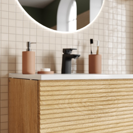 Тумба с раковиной Iddis Bild BIL60V0i95K 60 см, дуб светлый фото