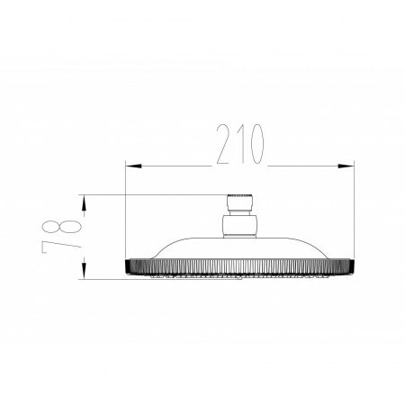 Верхний тропический душ Milacio MC.001.BR бронза фото