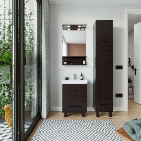 Тумба с раковиной Бриклаер Чили 55 венге фото