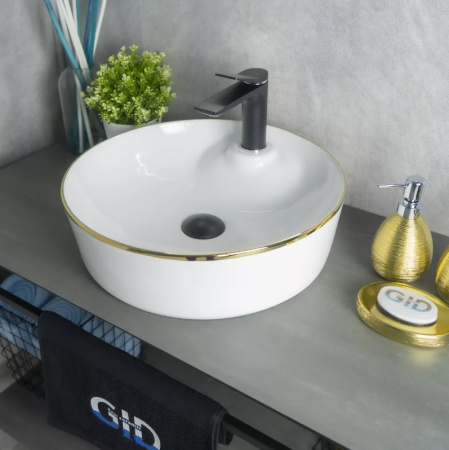 Накладная раковина GID Luxe Line D1306H011 45х45 фото