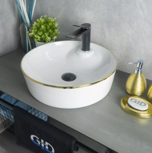 Накладная раковина GID Luxe Line D1306H011 45х45 фото