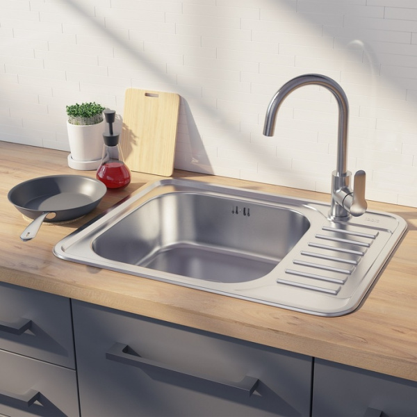 Мойка кухонная Iddis Basic BAS65SLi77 фото