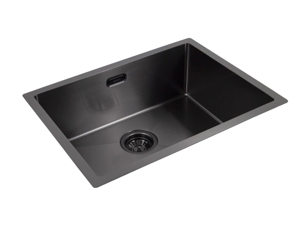 Кухонная мойка из нержавеющей стали Kaiser KSM-5845 58x44 Gun metal фото