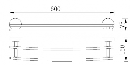 Полотенцедержатель Rush Fiji FI18532 фото