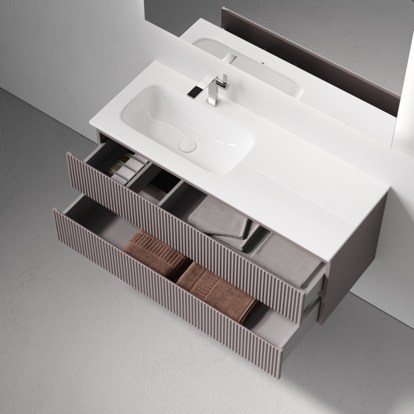 Тумба под раковину Sancos Snob R SNR120LSM Doha Soft фото