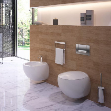 Унитаз подвесной Sanita luxe Ringo с сиденьем soft close RNGSLWH0104 фото