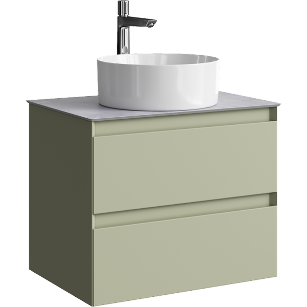 Тумба под накладную раковину Aqwella Geometria 65 GE01652SH зеленый шалфей фото