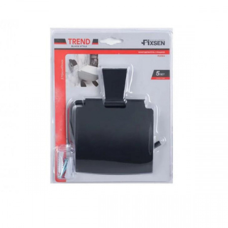 Держатель для туалетной бумаги Fixsen Trend FX-97810 черный фото