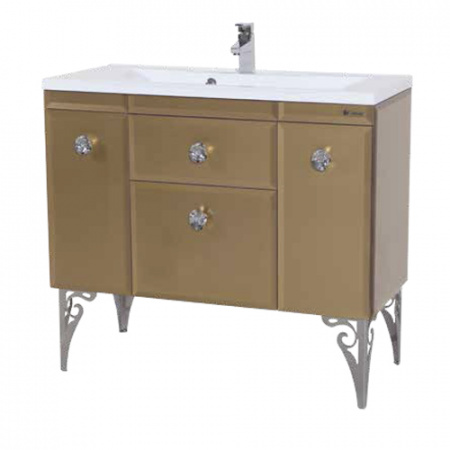 Тумба под раковину Bellezza Луссо-100 золото фото