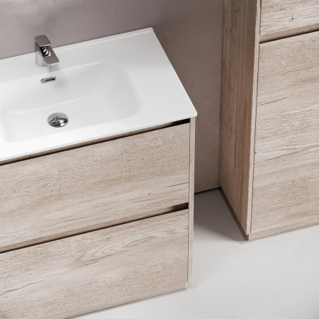 Тумба под раковину Sancos Libra Floor LB80FEG дуб галифакс натуральный фото