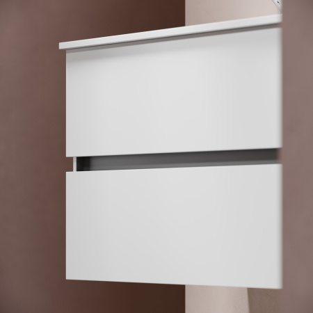 Тумба под раковину Sancos Urban UR120-2W белый глянец фото