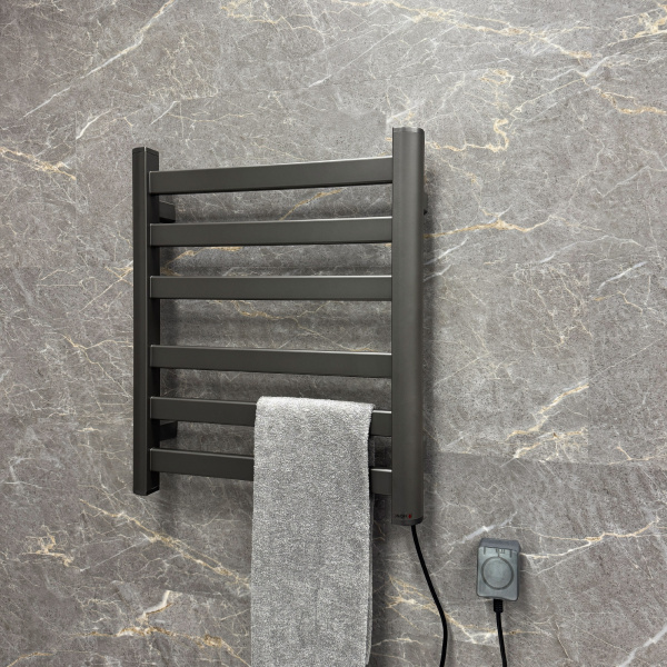 Полотенцесушитель электрический Fixsen BASIC FX-7400F графит фото