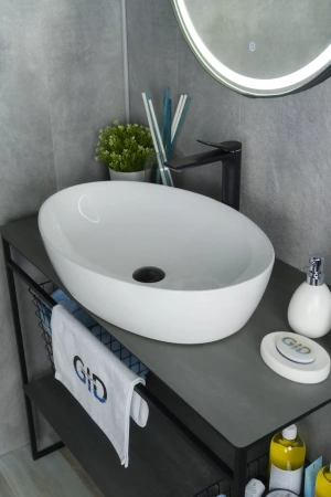 Накладная раковина GID 9433 61х41 фото