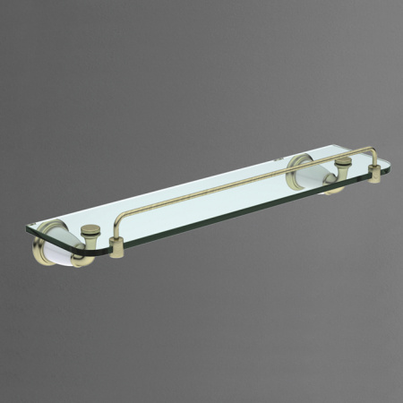 Полка стеклянная Art&Max Bianchi AM-E-2611-Br бронза фото