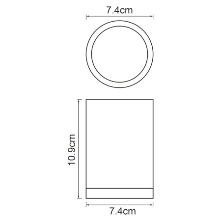 Стакан для зубных щеток WasserKRAFT Lopau K-3328 фото
