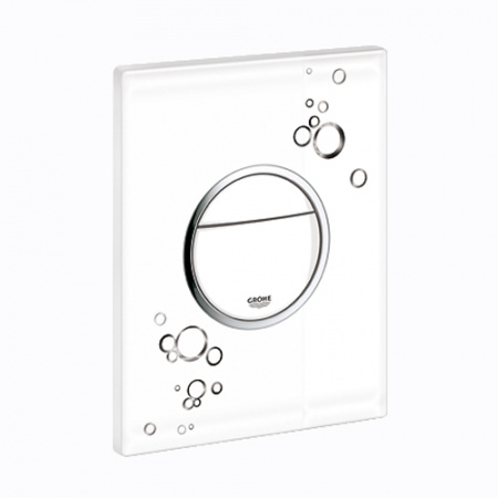Кнопка смыва Grohe Nova Сosmopolitan 38847LI0 с графическим принтом фото