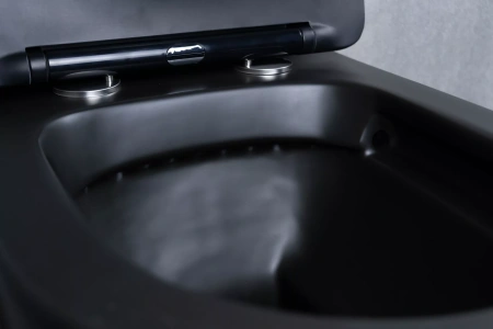 Подвесной унитаз GID TR2130BM черный матовый фото