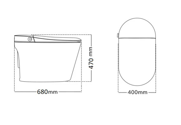 Умный электронный унитаз с функцией биде Cerutti SPA Ester Smart CT10617 фото