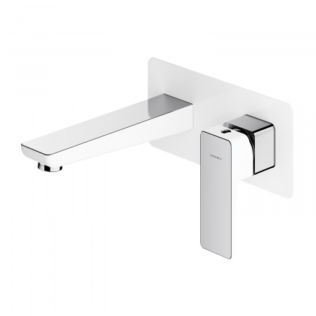 Cмеситель для раковины Omnires Parma PM7415CRB белый/хром фото