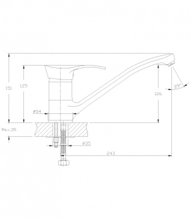 Смеситель для кухни Rossinka Z Z40-22 фото