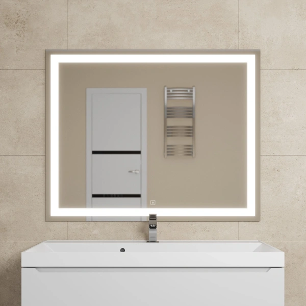 Зеркало с подсветкой и обогревом Uperwood Tanos 291020224 100x80 фото