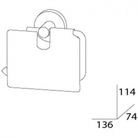 Держатель туалетной бумаги с крышкой Artwelle Harmonia HAR 048 фото