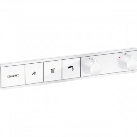 Термостатический смеситель для душа Hansgrohe RainSelect 15381700 белый матовый фото