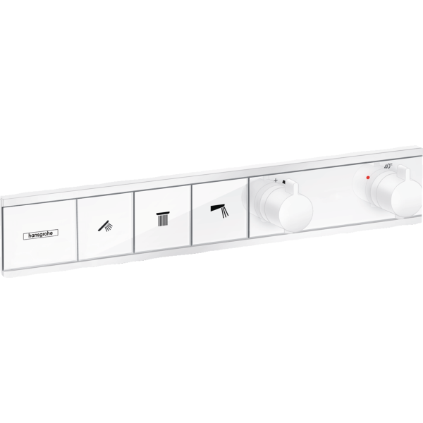 Термостатический смеситель для душа Hansgrohe RainSelect 15381700 белый матовый фото