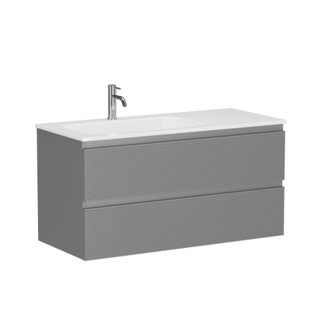 Тумба под раковину Sancos Folk FL100LES Ergraut soft фото