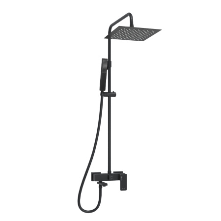 Душевая система (стойка) WasserKRAFT A277.255.218.BM черная матовая фото