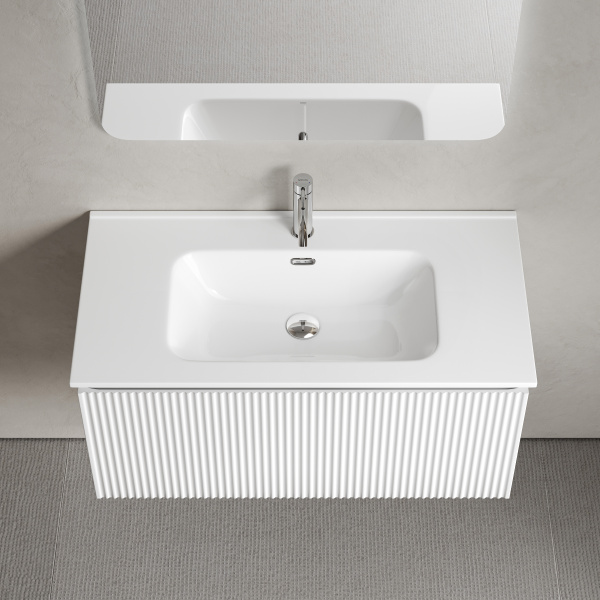 Тумба под раковину Sancos Snob R 1.0 SNR1.090W Bianco фото