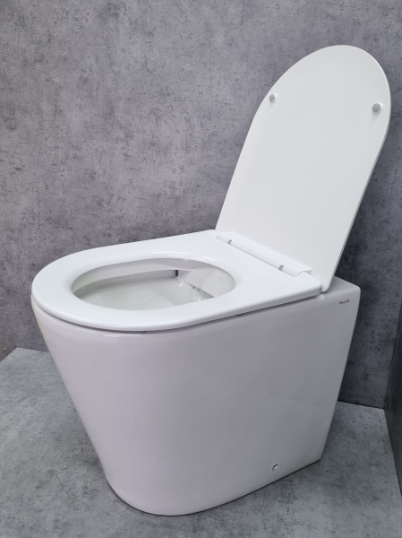 Унитаз приставной CeramaLux NS-3178 с сиденьем soft close фото