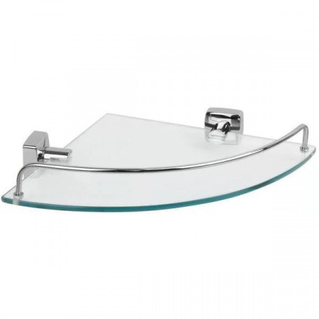 Полка стеклянная угловая Fixsen Kvadro FX-61303A фото