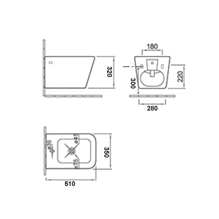Биде подвесное Esbano Garant ESVBGARAW фото