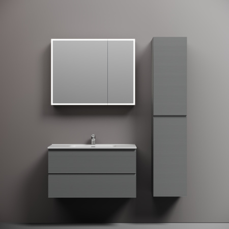 Тумба под раковину Sancos Folk FL90ES Ergraut soft фото