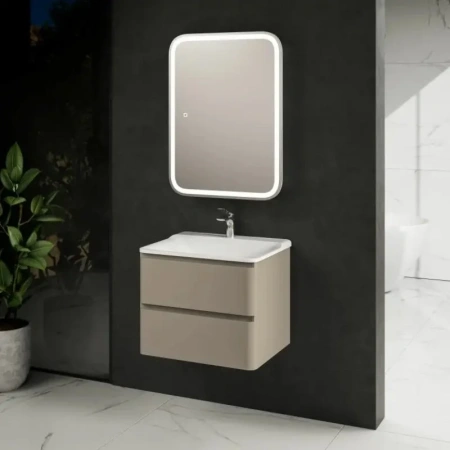 Тумба под раковину Aquame S4 AQM900460BG 60 см, бежевая фото