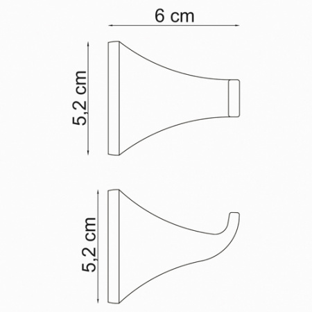 Крючок для полотенца WasserKRAFT Wern К-2523 фото