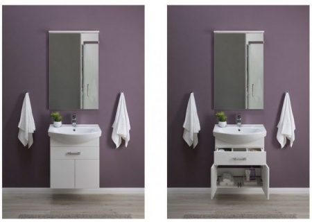 Тумба с раковиной Aquanet Ирис 60 00212657 фото