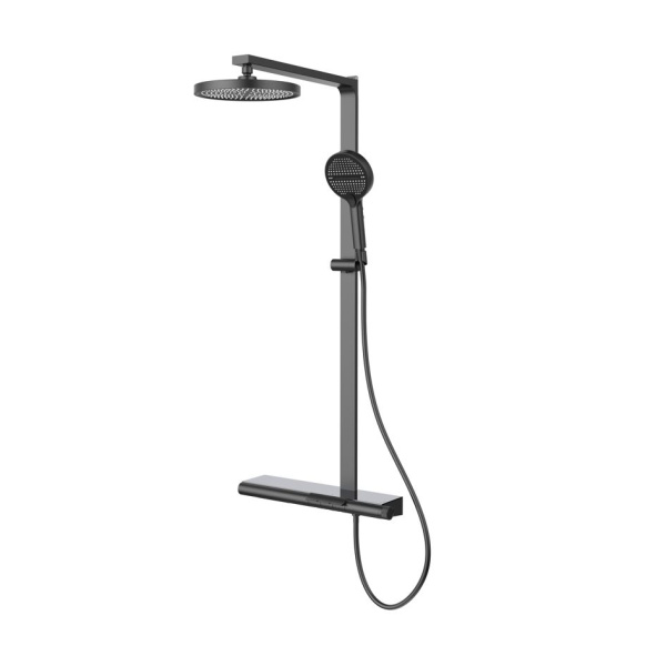 Душевая система Vincea Aspire VSFS-4AS1GM вороненая сталь фото