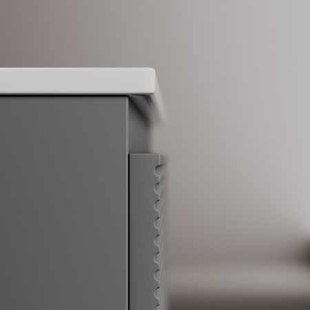 Тумба под раковину Sancos Folk FL80GS Grey soft фото