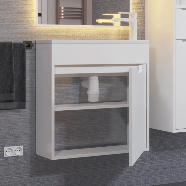 Тумба под раковину Uperwood Modul 60 2930205362 белая фото