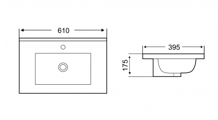 Раковина WeltWassaer Deilbach DEILBACH 7517-60 60 см фото
