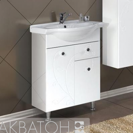 Тумба под раковину Акватон Лиана 60 M 1A162901LL010 фото