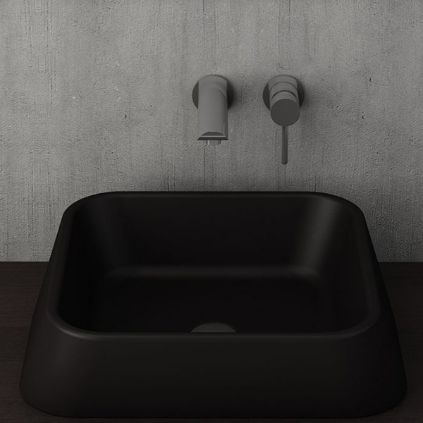 Накладная раковина Bocchi Elba 1005-004-0125 черная матовая фото