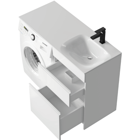 Тумба под стиральную машину Aqwella Duet 115 DU01052N фото