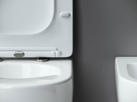 Унитаз подвесной безободковый Ceramica Nova Metropol CN4002 с сиденьем Soft Close фото