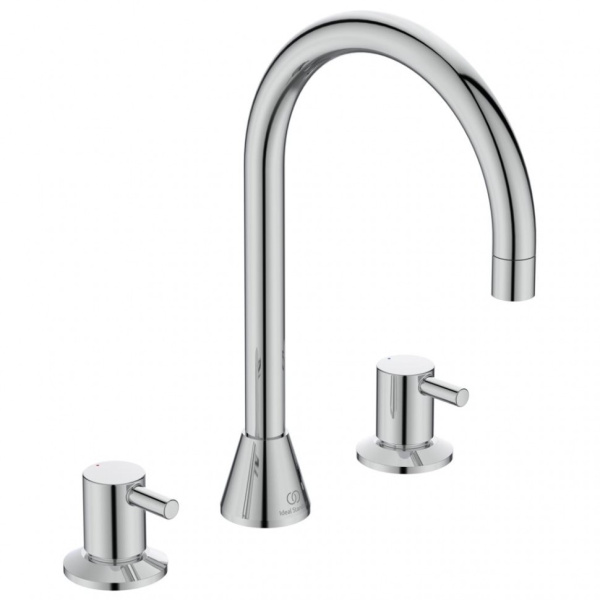Двухрычажный смеситель для раковины Ideal Standard CERALINE BC196AA фото
