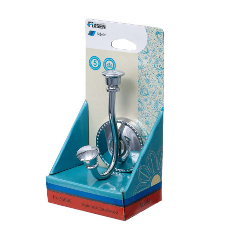 Крючок для ванной одинарный Fixsen Adele FX-55005 фото