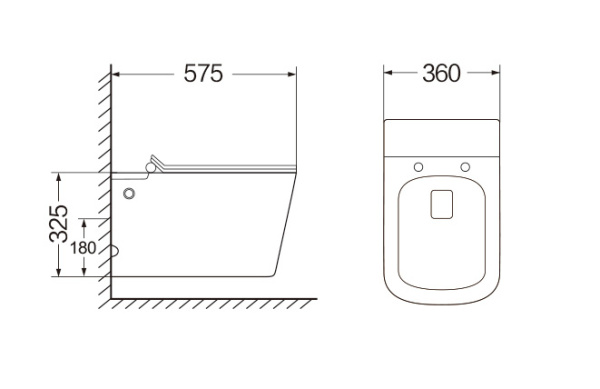 Унитаз подвесной с импульсной системой смыва Cerutti SPA Disgrazia Aria CT7281 и инсталляцией фото